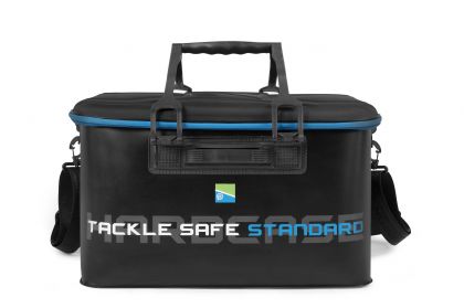 Preston Innovations Hardcase Tackle Safe Standard zwart - blauw foreltas witvistas