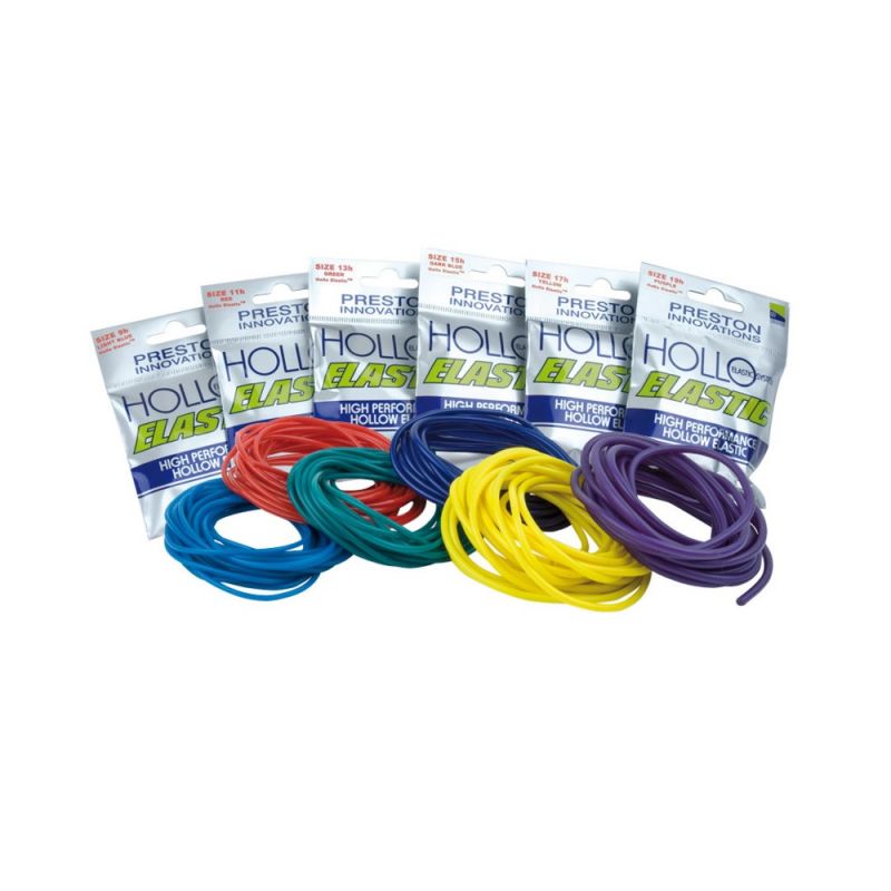 Preston Innovations Hollo Elastic donker blauw witvis viselastiek Size 15 3m