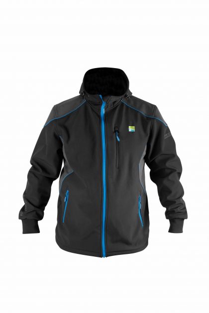 Preston Innovations Soft Shell Jacket noir - bleu  Large