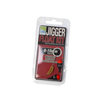 Prestoninno Jigger Float Kit noir - rouge  8-10mm