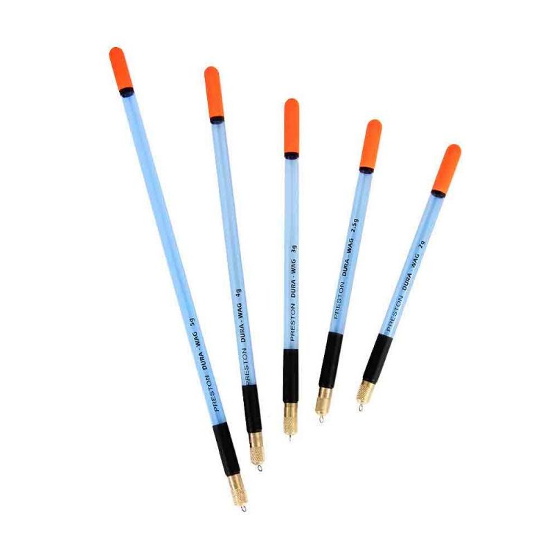 Prestoninno Straight Dura Waggler Adjustable zwart - blauw witvis visdobber 4g