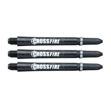 Red Dragon Crossfire Carbon Fibre black dart shaft In Between