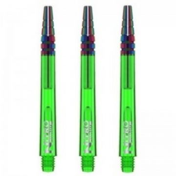 Red Dragon Nitrotech Ionic Shafts groen dart shaft Short