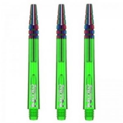 Red Dragon Nitrotech Ionic Shafts vert dart shaft Short