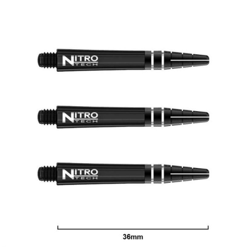 Red Dragon Nitrotech Shafts noir dart shaft Short