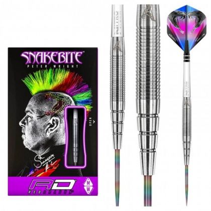 Red Dragon Peter Wright SNAKEBITE PL15 90% zilver dartpijlen 22g