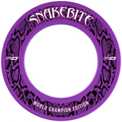 Red Dragon Snakebite WC Edition Surround paars - wit dart surround