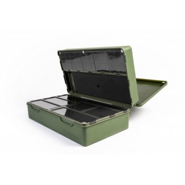 Ridgemonkey Armoury Tackle Box groen karper visdoos 33x19x10.5cm