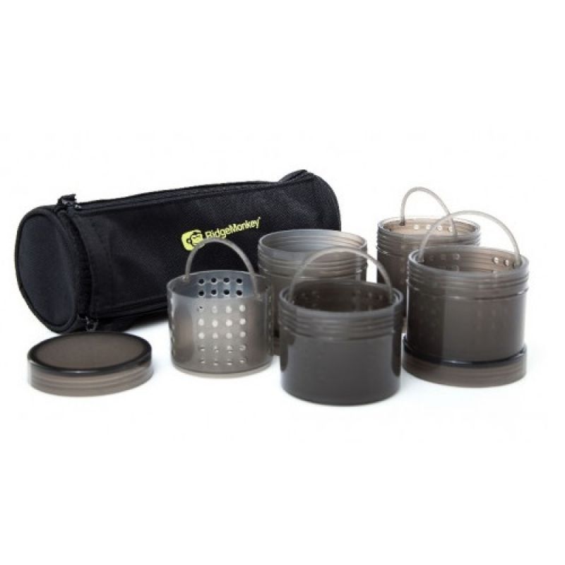 Ridgemonkey Modular Hookbait Pots noir 