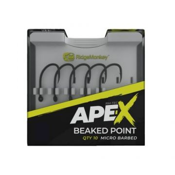 Ridgemonkey RM-Tec Ape-X Beaked Point Hooks gun metal  8