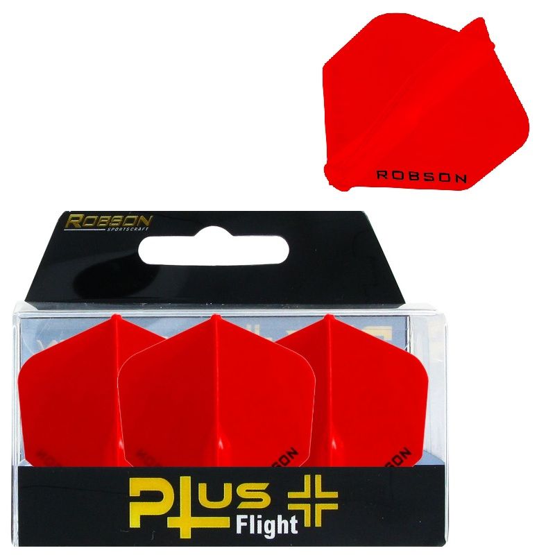 Robson Plus Flight Standard 6 rouge dart flight