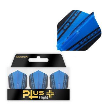 Robson Plus Flight Standard 6 V bleu - noir dart flight