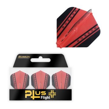 Robson Plus Flight Standard 6 V rouge - noir dart flight