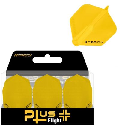 Robson Plus Flight Standard jaune dart flight