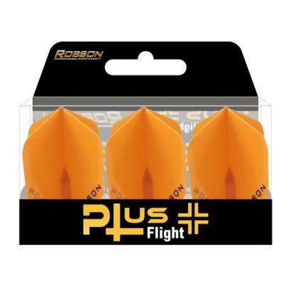 Robson Plus Flight Standard orange dart flight