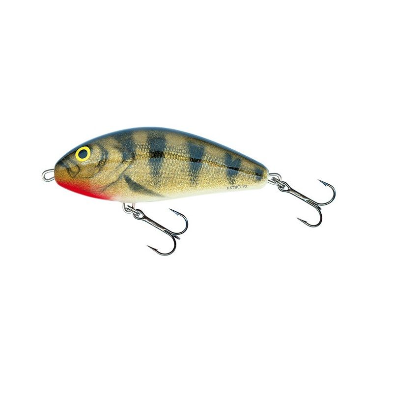 Salmo Fatso Floating emerald perch roofvis kunstaas 10cm 48g