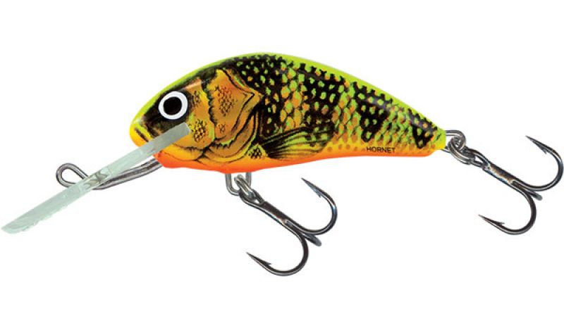 Salmo Hornet Floating gold fluo perch roofvis kunstaas 5cm 7g