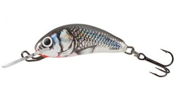 Salmo Hornet Sinking holographic grey shiner roofvis kunstaas 3.5cm 2.6g