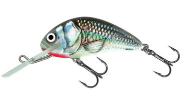 Salmo Hornet Sinking holographic grey shiner roofvis kunstaas 4cm 4g