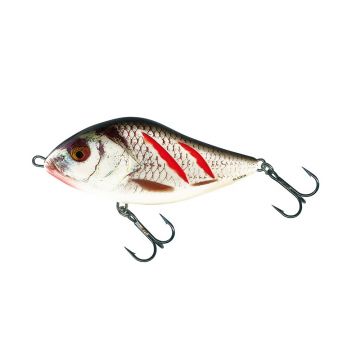 Salmo Slider Floating wounded real grey shiner  7cm 17g