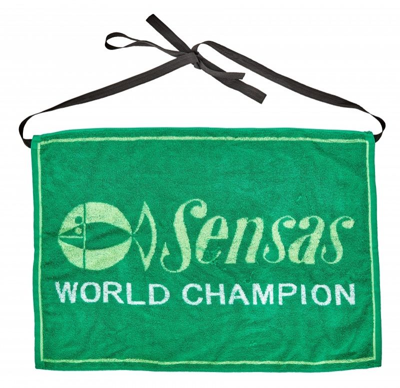 Sensas Badstof Short World Champion noir - vert - jaune  Uno