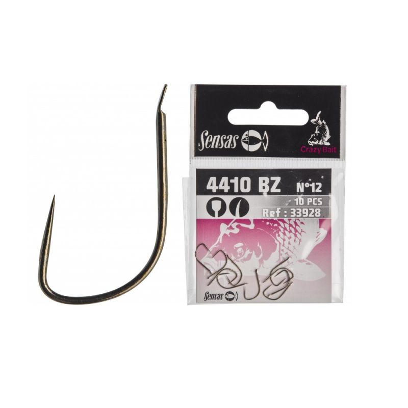 Sensas Crazy Bait 4410 BZ brons witvis vishaak 12