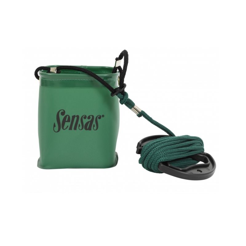 Sensas Emmer Waterproof + Koord groen visemmer