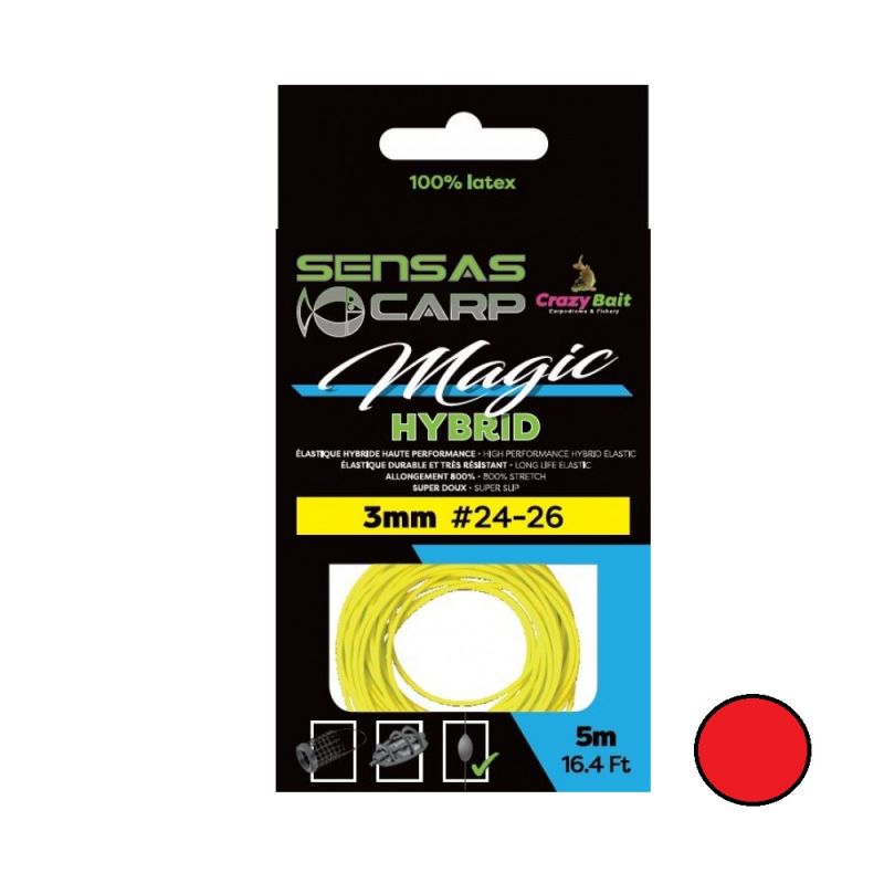 Sensas Magic Hybrid red  3.50mm 5m