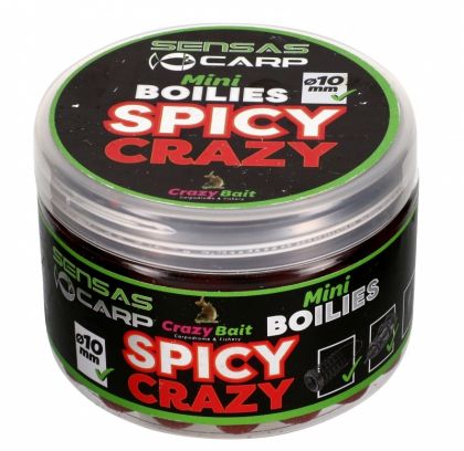 Sensas Mini Boilies Spicy Crazy rouge  10mm 80g