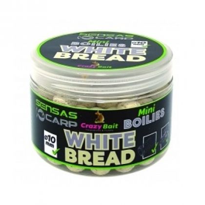 Sensas Mini Boilies White Bread blanc  10mm 80g