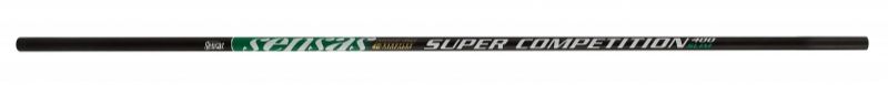 Sensas Nanoflex Super Competition Slim zwart schepnetsteel 4m00