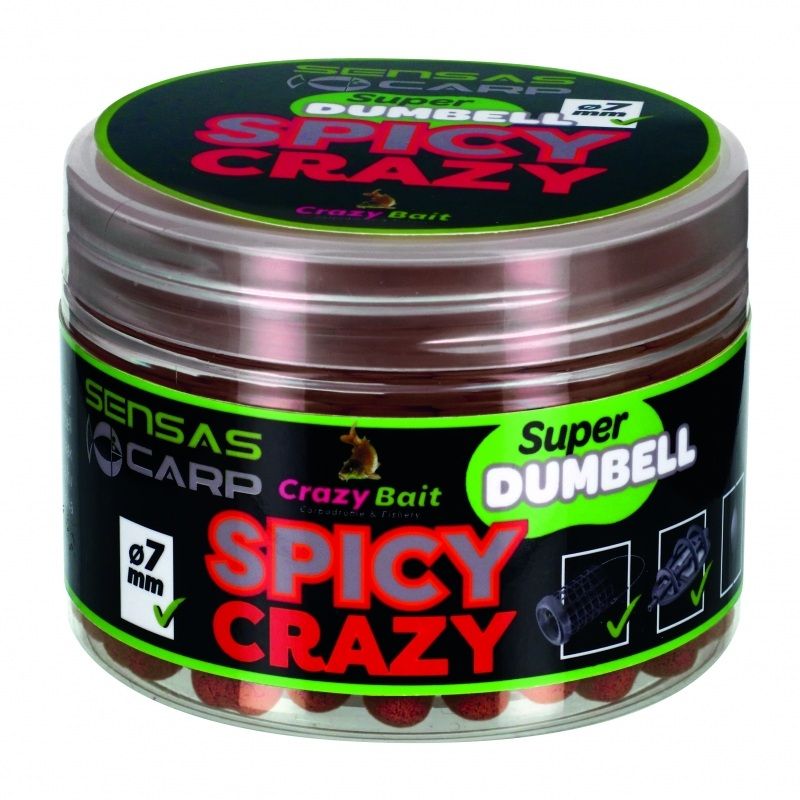 Sensas Super Dumbell Spicy Crab rouge  7mm 80g