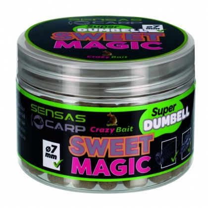 Sensas Super Dumbell Sweet Magic bruin witvis mini-boilie 7mm 80g