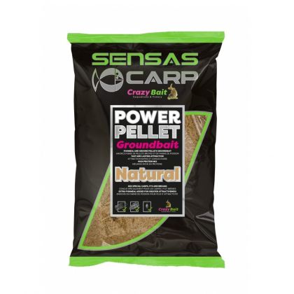 Sensas UK Power Pellet Naturel bruin witvis visvoer 2kg