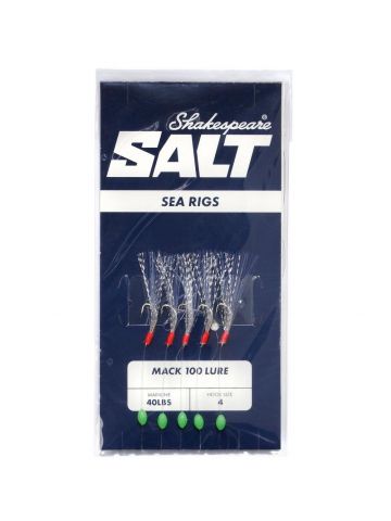 Shakespeare Salt Rig Mack 100 Lure clair  H4