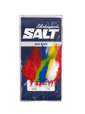 Shakespeare Salt XT Rig Mackerel Feathers clair  H1/0