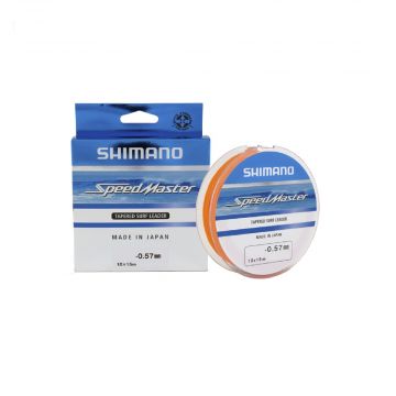 Shimano Speedmaster Tapered Surf Leader orange  0.26-0.57mm 10x15m