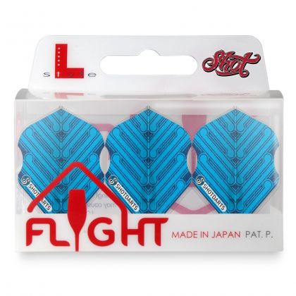 Shot L-Style Manu Blue Flight L1 multi dart flight