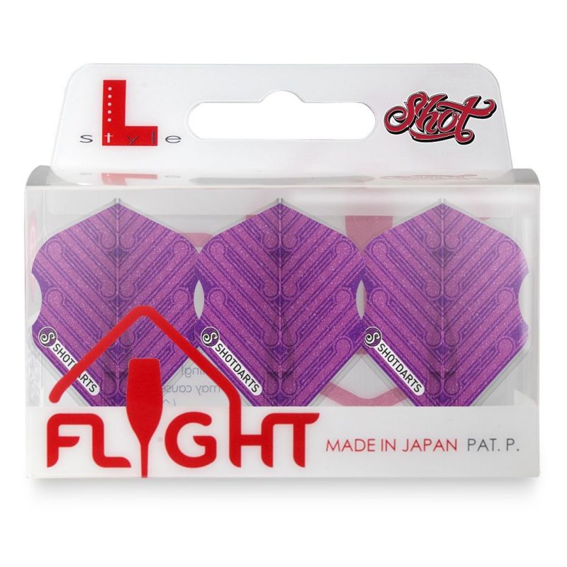 Shot L-Style Manu Pink Flight L1 multi dart flight