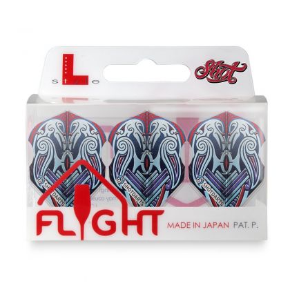 Shot L-Style Viking Raven Blue L3 Std. multi dart flight