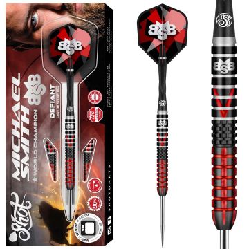 Shot Michael Smith 90% Defiant noir - or - argent darts 23g