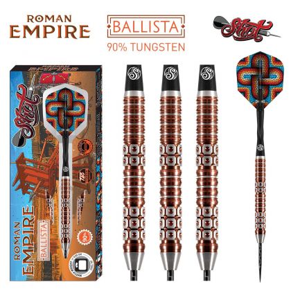 Shot Roman Empire Ballista 90% zilver - bruin dartpijlen 23g