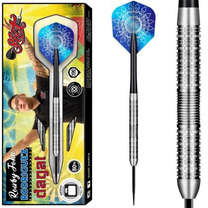 Shot Rowby John Rodriguez Dagat 80% zilver dartpijlen 23g