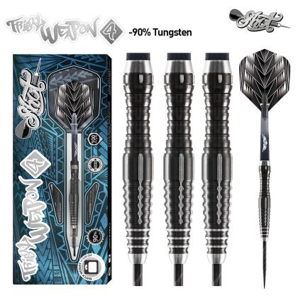 Shot Tribal Weapon 4 90% argent - noir darts 22g