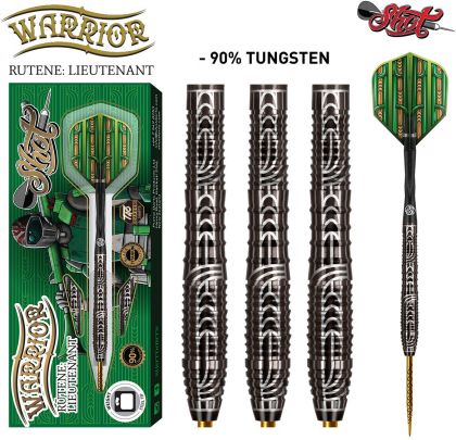 Shot Warrior Rutene 90% zwart -  zilver dartpijlen 24g