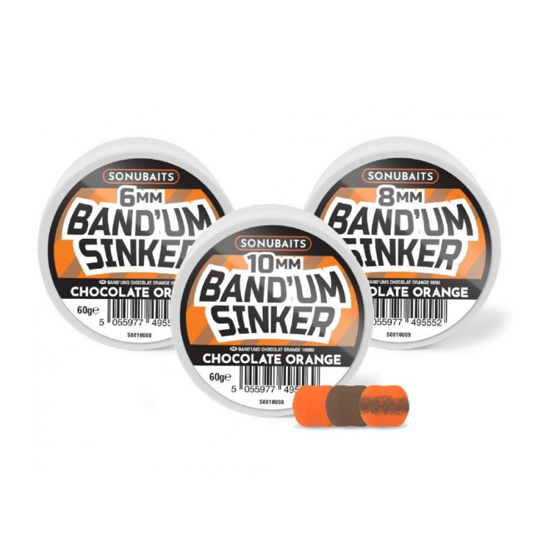 Sonubaits Band’Um Sinkers Chocolate Orange brun - orange  10mm