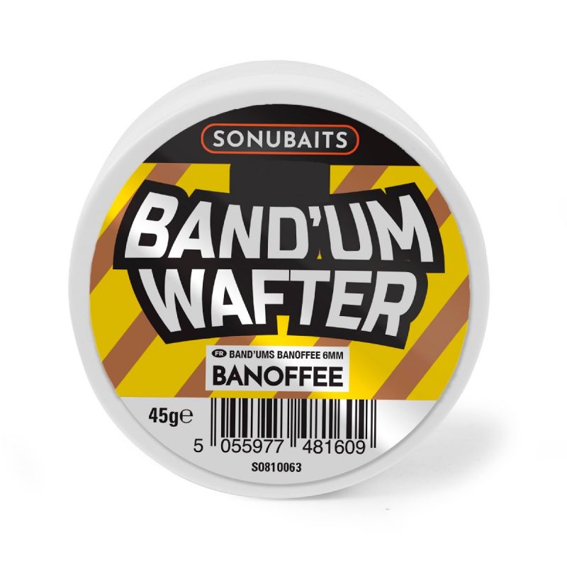 Sonubaits Band'Um Wafter Banoffee bruin - geel witvis mini-boilie 8mm