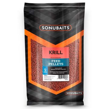 Sonubaits Krill Feed Pellets rood vispellets 2mm 900g