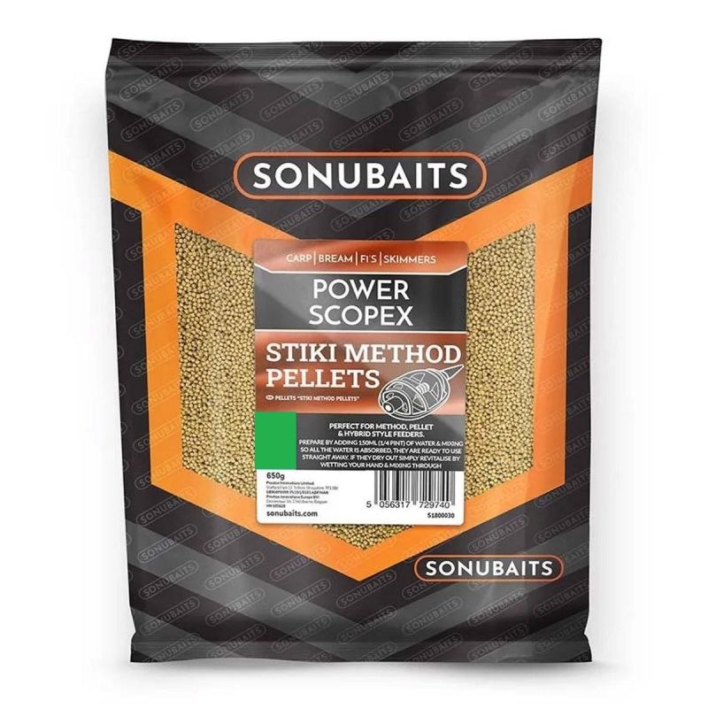 Sonubaits STIKI Power scopex method pellet bruin vispellets 2mm 650g