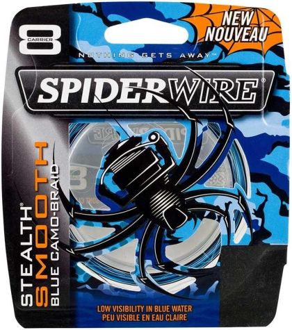 Spiderwire Stealth Smooth X8 blue camo  0.11mm 300m